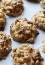 No Bake Coconut Praline Cookies