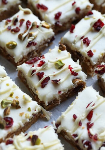 Cranberry Pistachio Bliss Bars