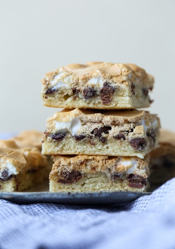 Image of Mud Hen Bars Stacked on a Plate